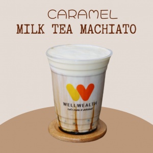 CARAMEL MILK TEA MACHIATO